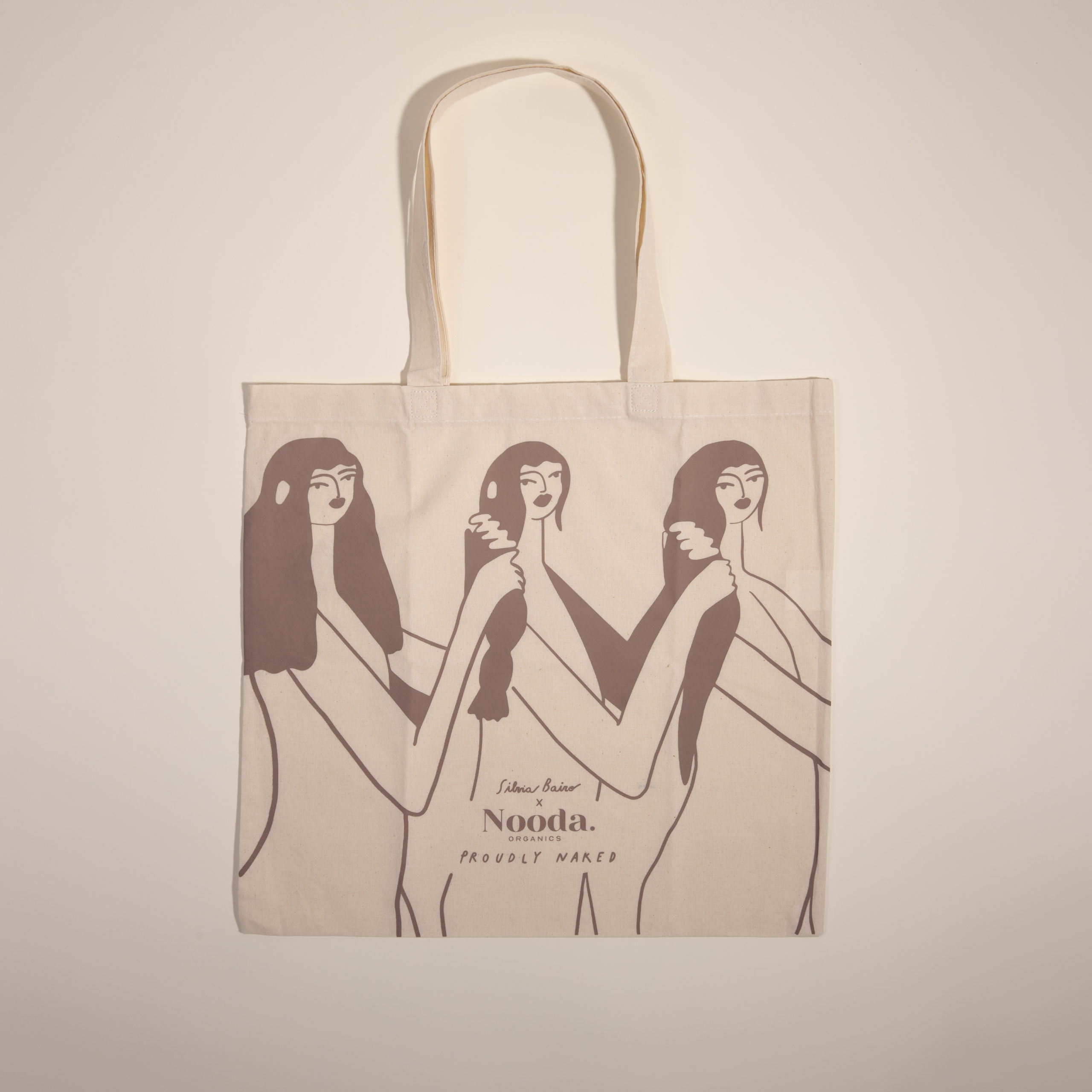 Proudly Naked tote bag